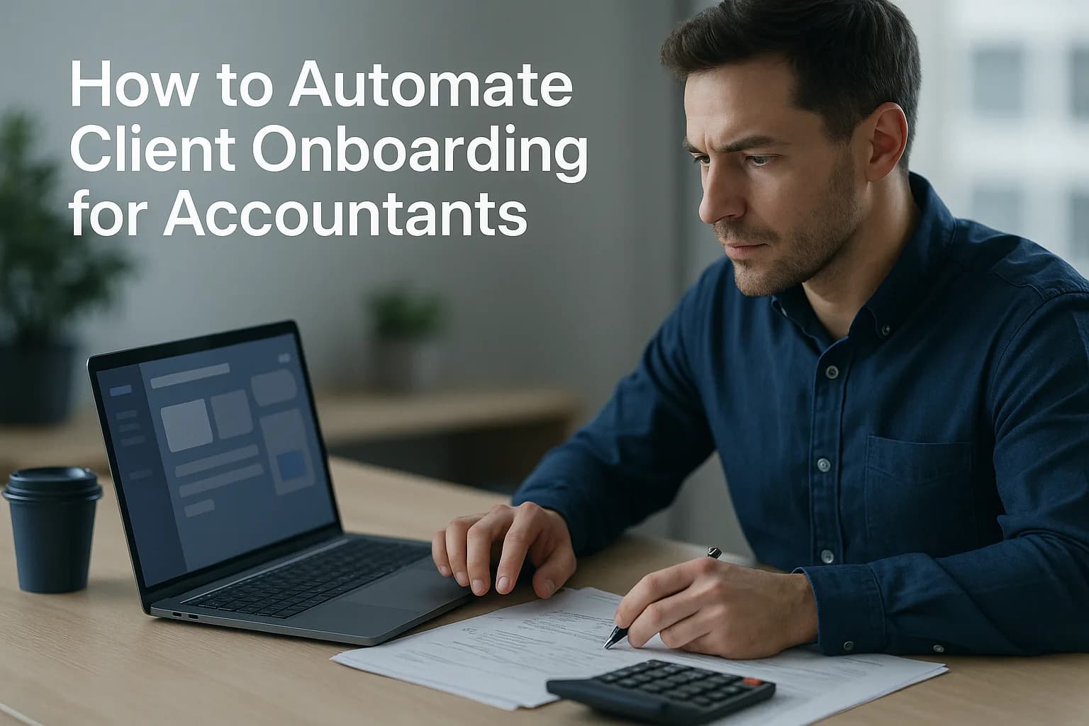 Editorial cover for “How to Automate Client Onboarding for Accountants”