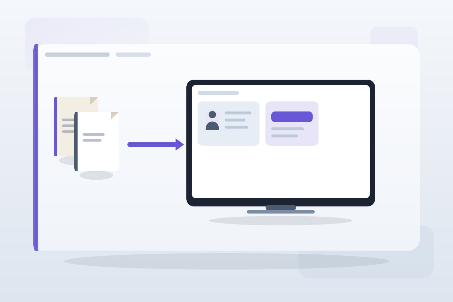 Client portal dashboard for an accounting practice